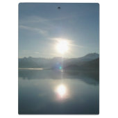 Sonnenaufgang über Uni Fjord Alaska Fotografie Klemmbrett (Rückseite)