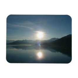 Sonnenaufgang über Uni Fjord Alaska Fotografie Magnet