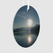 Sonnenaufgang über Uni Fjord Alaska Fotografie Ornament (Vorderseite)