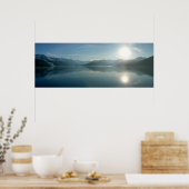 Sonnenaufgang über Uni Fjord Alaska Fotografie Poster (Küche)