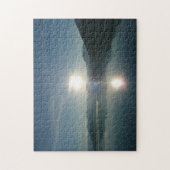 Sonnenaufgang über Uni Fjord Alaska Fotografie Puzzle (Vertikal)