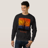 Sonnenaufgang über Yellowstone Nationalpark Sweatshirt (Vorne ganz)