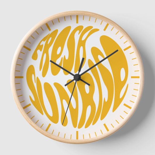 Sonnenaufgang Uhr (Vorderseite)