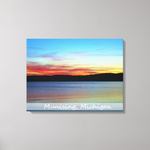 Sonnenaufgang/ummantelte Canvas Leinwanddruck