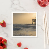 Sonnenaufgang und Tretboarding Serviette (Beispiel)