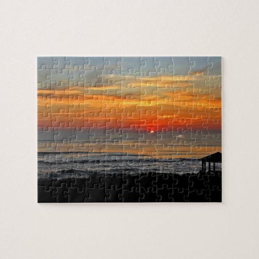 Sonnenaufgang und -ufer puzzle (Horizontal)