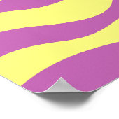 Sonnenaufgang und Wave Abstrakte Kunst Poster (Ecke)