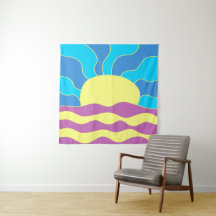 Sonnenaufgang und Wave Abstrakte Kunst