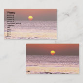 Sonnenaufgang Visitenkarte (Vorne/Hinten)