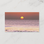 Sonnenaufgang Visitenkarte (Rückseite)