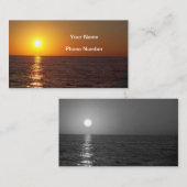 Sonnenaufgang Visitenkarte (Vorne/Hinten)