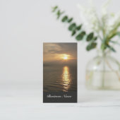 Sonnenaufgang-Visitenkarte Visitenkarte (Stehend Vorderseite)