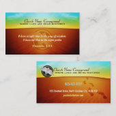 Sonnenaufgang Visitenkarten mit Logo Visitenkarte (Vorne/Hinten)