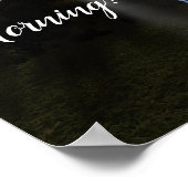 Sonnenaufgang von Sara Motolanez Poster (Ecke)