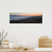 Sonnenaufgang von Wysoki Wierch Pieniny Poster (Küche)