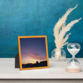 Sonnenaufgang Wandkunst Design Fotoplatte (InSitu)
