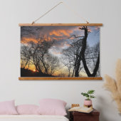 Sonnenaufgang Wandteppich Mit Holzrahmen (Schlafzimmer)