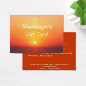 Sonnenaufgang Wellness-Center Salon Geschenkgutsch (Schreibtisch)