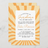 Sonnenaufgang wenig Sonnenschein-Babydusche (Vorne/Hinten)