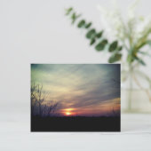 Sonnenaufgang West Texas Postkarte (Stehend Vorderseite)