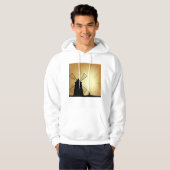 Sonnenaufgang Windmühlen Hoodie (Vorne ganz)