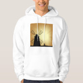 Sonnenaufgang Windmühlen Hoodie (Vorderseite)