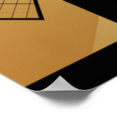 Sonnenaufgang Windmühlen Poster (Ecke)