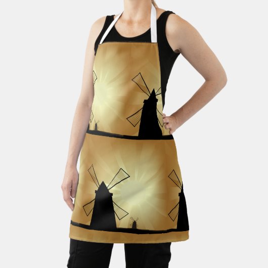 Sonnenaufgang Windmühlen Schürze (InSitu)