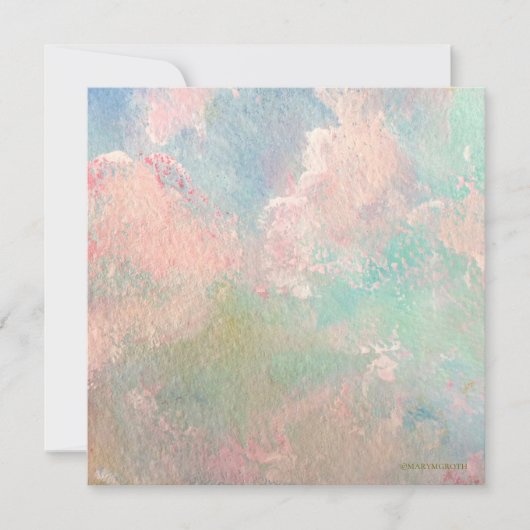 Sonnenaufgang Wolken Einladung (Vorderseite)