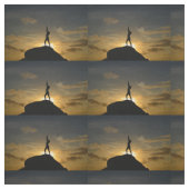 Sonnenaufgang-Yoga Stoff (Muster)