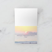 Sonnenaufgang zu den karte (Innenseite)