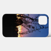 Sonnenaufgang zwischen Wildblume Silhouette stürzt Case-Mate iPhone Hülle (Rückseite (Horizontal))