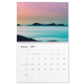 Sonnenaufgänge am Ufer und farbenfrohe Foggy Ocean Kalender (Feb 2027)