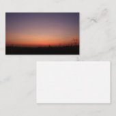 Sonnenaufgänge rot ist schön visitenkarte (Vorne/Hinten)