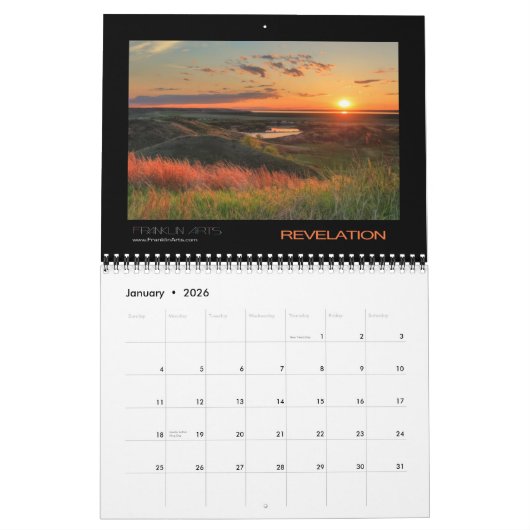 Sonnenaufgänge u. Kalender der (Jan 2026)