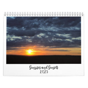 Sonnenaufgänge und Sonnenuntergänge 2025 Kalender