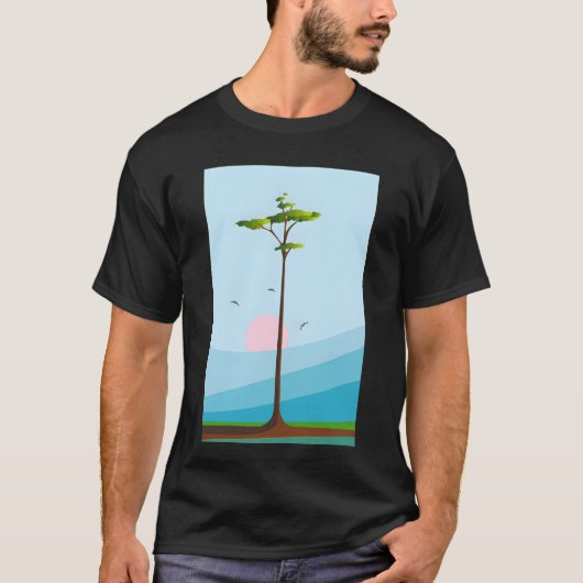 Sonnenaufgangs Freunde T-Shirt (Vorderseite)
