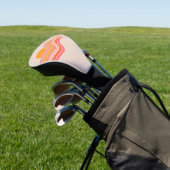 Sonnenaufgangsbild im Retro-Stil Golf Headcover (In SItu)