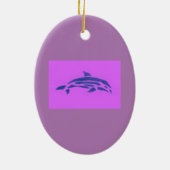 Sonnenaufgangsblume Keramik Ornament (Hinten)