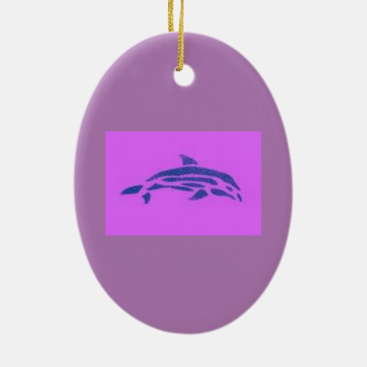 Sonnenaufgangsblume Keramik Ornament (Hinten)