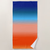 Sonnenaufgangsfarben Strandtuch (Vorderseite)