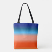 Sonnenaufgangsfarben Tasche (Rückseite)
