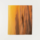 Sonnenaufgangsfarben und Wolken Wandteppich (Vorderseite)