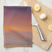 Sonnenaufgangsflug Geschirrtuch (Viertel Falte)