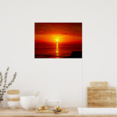 Sonnenaufgangsfotografie Poster (Küche)