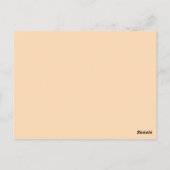 Sonnenaufgangsfotografie Zitat zur Inspiration Postkarte (Rückseite)