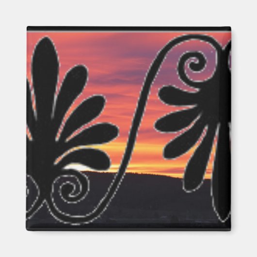 Sonnenaufgangsgrenze Magnet (Vorne)