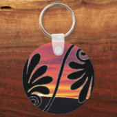 Sonnenaufgangsgrenze Schlüsselanhänger (Vorderseite)