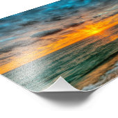 Sonnenaufgangslandschaft Fotodruck (Ecke)