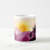 Sonnenaufgangslandschaft Kaffeetasse